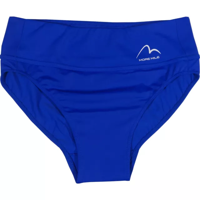 More Mile Running Womens Race Brief Blue Marathon Racing Short