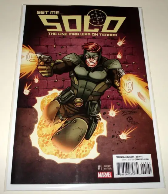SOLO # 1  Marvel Comic  (December 2016)   NM   Ron Lim VARIANT COVER EDITION.