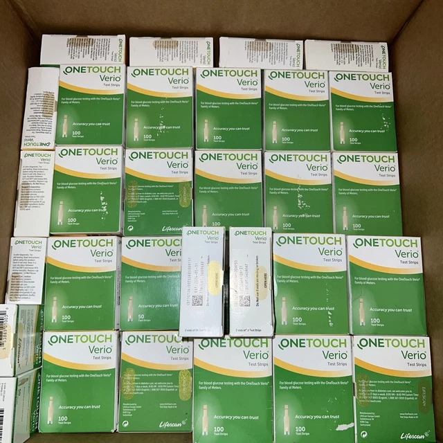 1000 ONE TOUCH Verio Test Strips Retail Exp 4/2024 329.99 PicClick