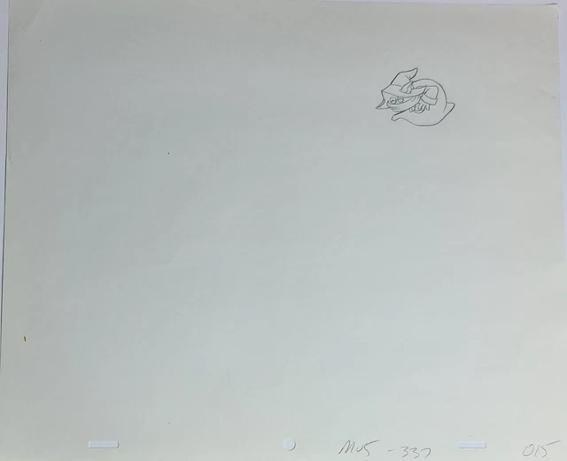 He-Man MOTU Animation Production Cel Drawing: Orko - 2534