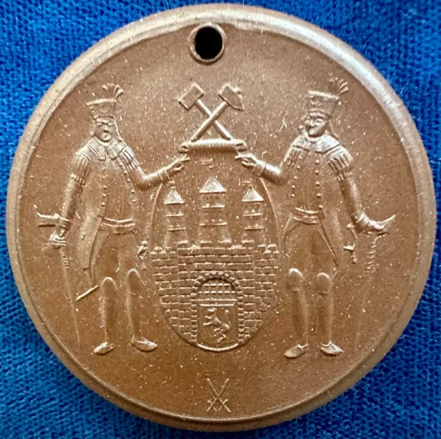 Germany Freiberg Porcelain 43mm Mining Academy medal