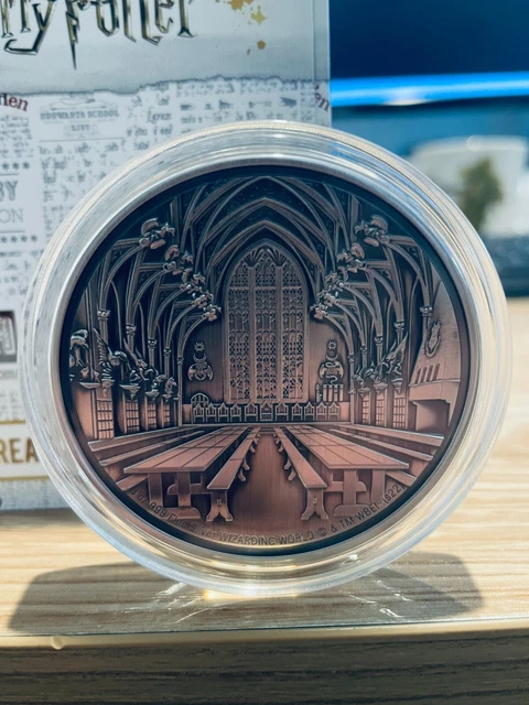 Niue - 2022 - 3 OZ Silver  Proof- HARRY POTTER™ – HOGWARTS™ - The Great Hall