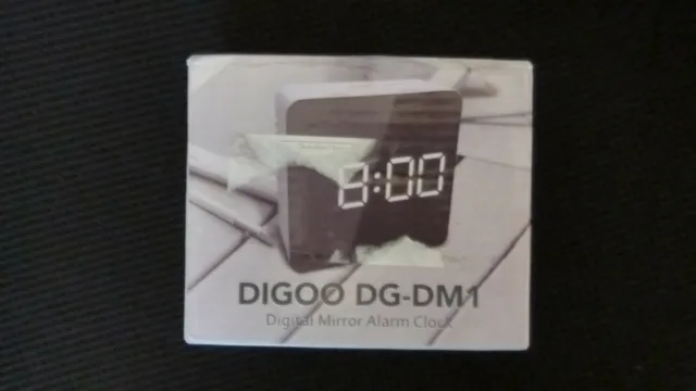 Miroir USB sans fil Digoo DG-DM1 DEL thermomètre numérique réveil température