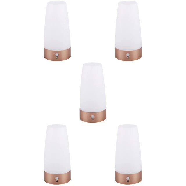 5 COUNT MOTION Sensor Light Battery Operated Night Nursing Room £40.79