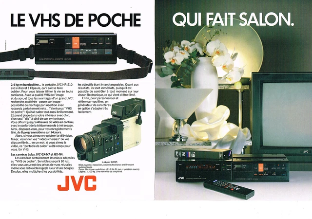 Vieille Pub Vintage Super Rare JVC Quartz Pour Platines Disques - Super état