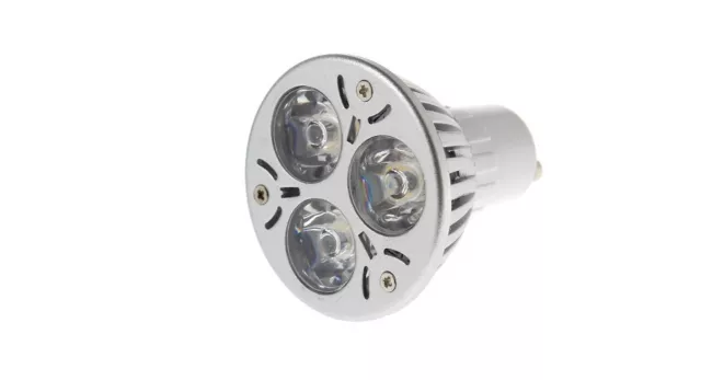 10 Lampada Gu10 3W Led Power Led Faretto Luce Bianco Freddo Basso Consumo