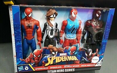 Spiderman 4 Figurines Titan Hero Séries MARVEL Coffret NEUF JOUET