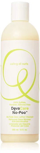 Deva Curl No Poo Zero Lather Conditioning Cleanser 12 oz