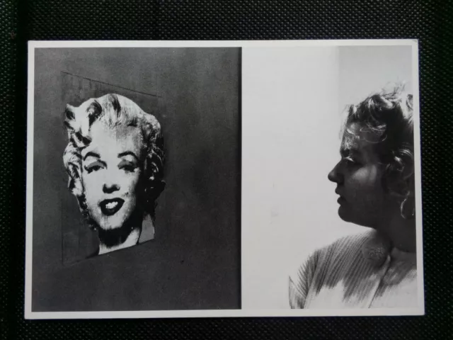 Marilyn Monroe Yesterday And Today Art Glamour Postcard