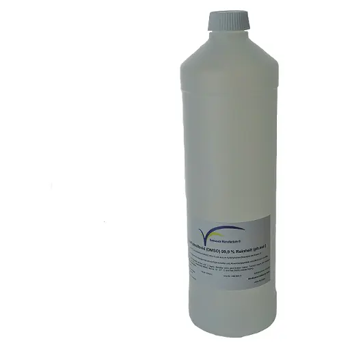 DMSO 1000 ml 99,9% Reinheit (PH. EUR.) HDPE-Flasche mit UN-Zulassung
