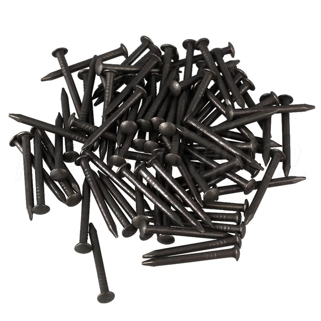 50PCS Round Archaize Pure Copper Rivets Screw Tacks Nails Hardware 18x1.3mm 3