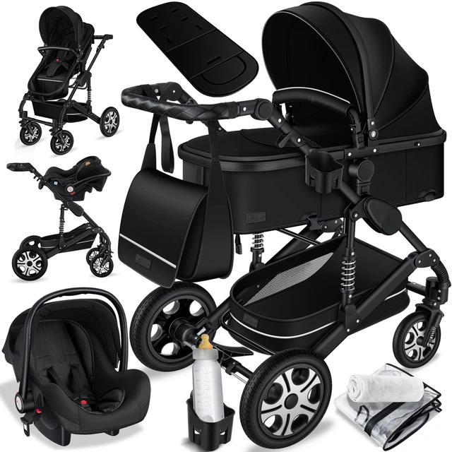 RETOURE Loops 3 in 1 Kombi-Kinderwagen Buggy Reisebuggy inkl. Auto- Babyschale RETOURE Loops 3 in 1 Kombi-Kinderwagen Buggy Reisebuggy inkl. Auto- Babyschale