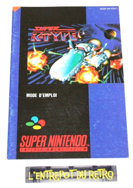 ++ notice / mode d'emploi du jeu super nintendo SUPER R-TYPE - FAH ++