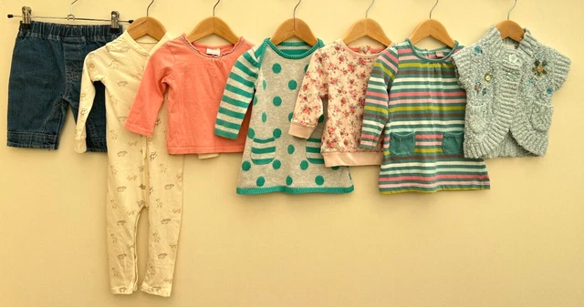 Baby Girls Bundle Of Clothing Age 6-9 Months Next M&S Snooze Baby