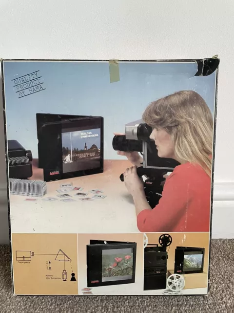 Videotransferencia de pantalla telescópica vintage retro *Sin probar*