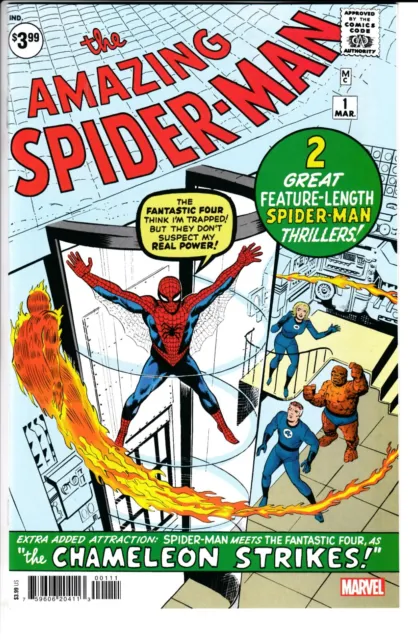 AMAZING SPIDER-MAN #1 FACSIMILE EDITION, Marvel Comics (2022)