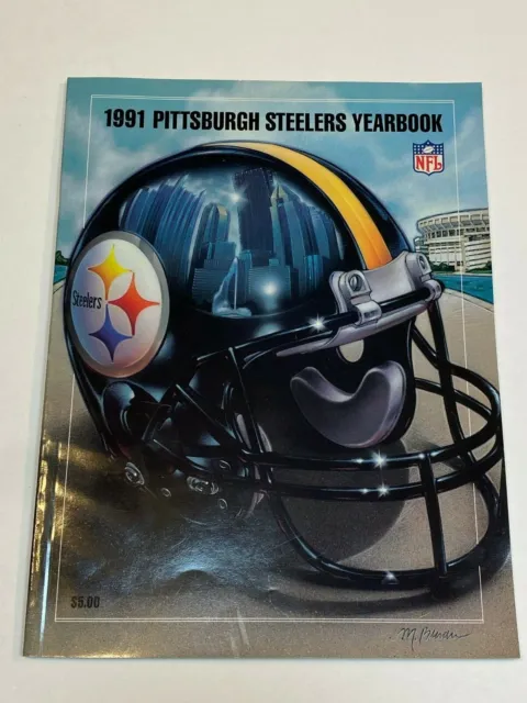 Pittsburgh Steelers 1991 Yearbook NFL Football Team Bubby Brister Neil O'Donnell