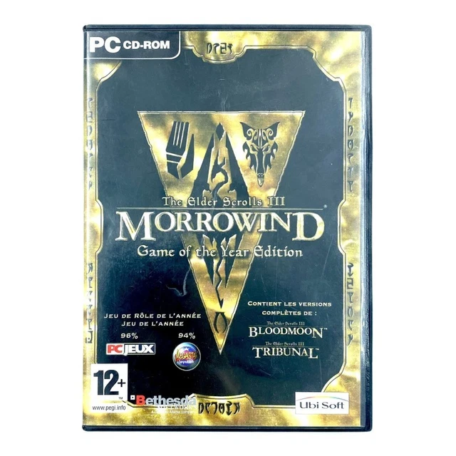 THE ELDER SCROLLS 3 : Morrowind - game of the Year Edition PC Occasion ...