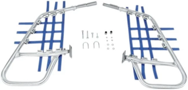 1-1/4" Alloy Nerf Bars w/ Blue Webbing DG Performance 60-6210