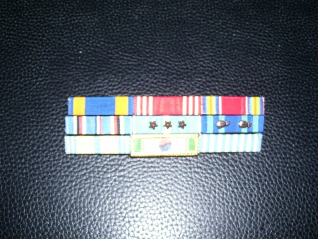 Korean War USAF Air Force Custom Made Air Medal Ribbon Bar