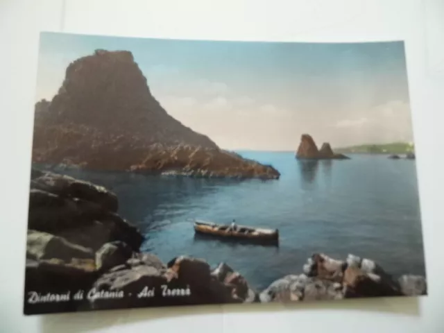 Cartolina  Viaggiata "Dintorni di Catania - Aci Trezza" 1955