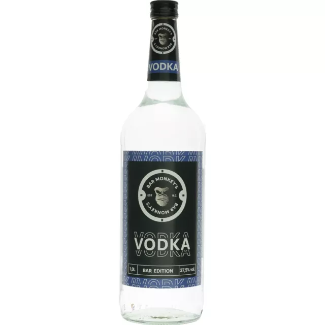 Bar Monkeys Vodka 1,0 Liter 37,5 % Vol.
