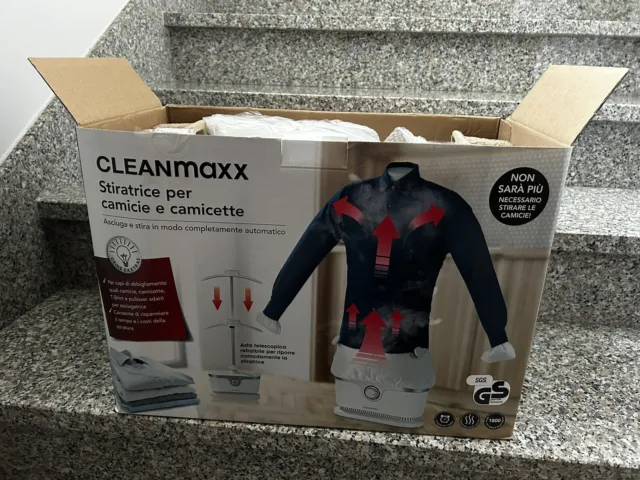 Asciugatrice ferro da stiro automatico camice pantaloni Cleanmaxx