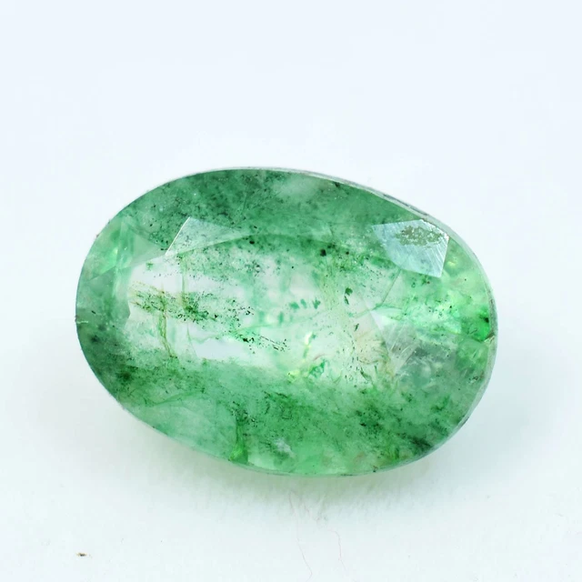 2.85 Cts  Natural Zambian Green Emerald Oval Cut AAA+ Gemstone