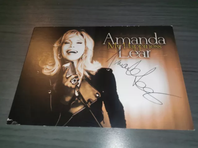 Amanda Lear hand signed Music Promo autograph card