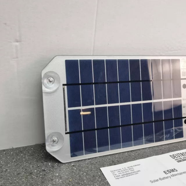 NUEVO 12V Cargador de batería solar universal para coche módulo solar con controlador de carga 3