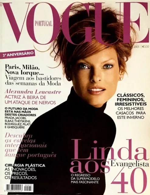 VOGUE Portugal Magazine November 2005 LINDA EVANGELISTA Stella Tennant WERBOWY