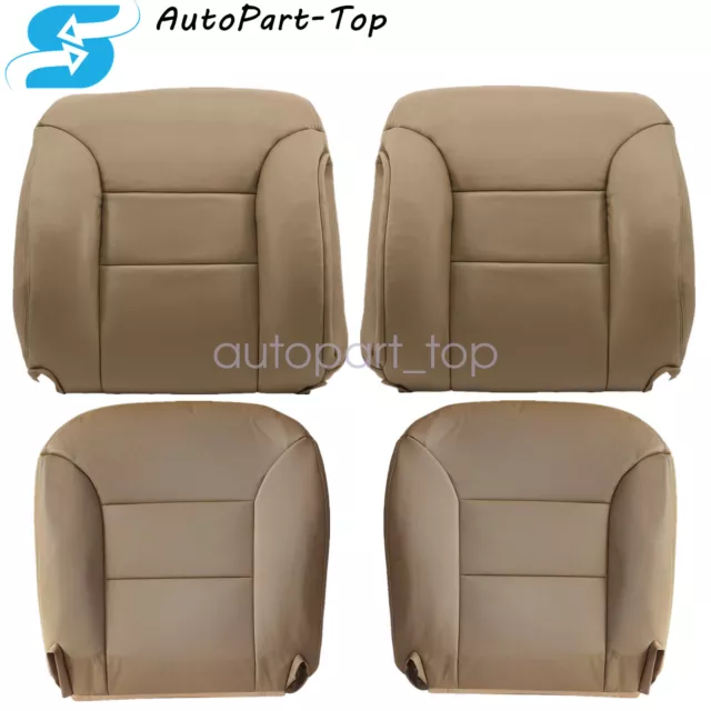 For Chevy Tahoe 1995 1996 1997 1998 1999 Front Leather Seat Cover Tan 522 For Chevy Tahoe 1995 1996 1997 1998 1999 Front Leather Seat Cover Tan 522