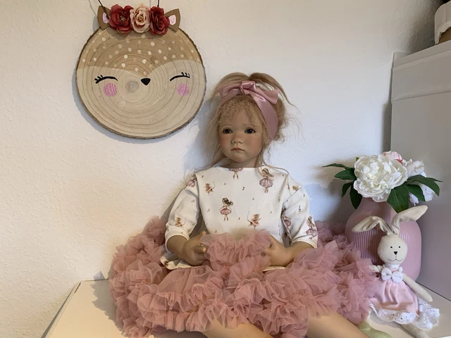 Puppen-Outfit-Set Für 17 Cm Puppen – 2-teilig, Rosa Kleid Mit Fliege