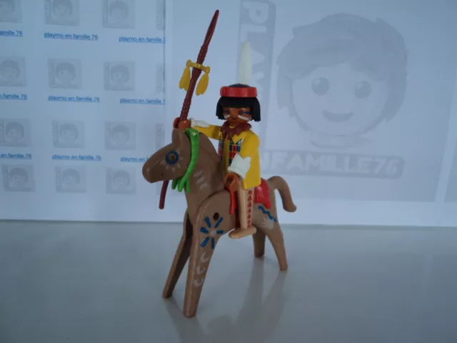 PLAYMOBIL – Ancien cheval beige indien / Old horse / 3396 3733
