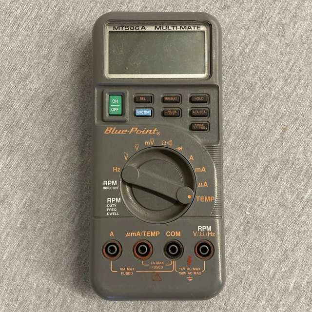 BLUEPOINT MULTIMETER MT586A (Parts/Repair) 29.99 PicClick