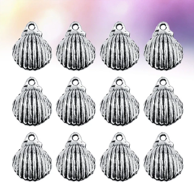 30 Shell Charms Anhänger Charms für DIY Bastelarmband Halskette Ohrring
