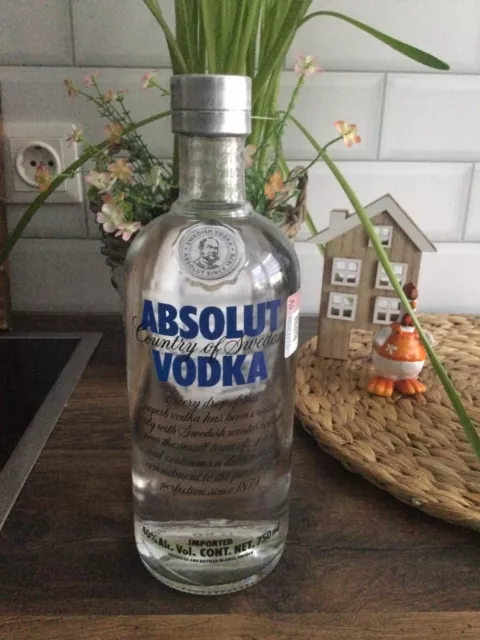 Absolut Vodka Blue 750 Ml Sec Cap