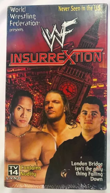 WWF: INSURREXTION 2000 (Vhs, 2000) Brand New Factory Sealed Htf