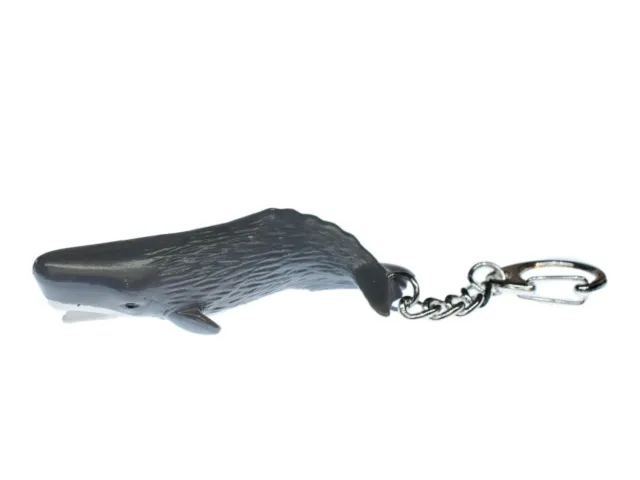 Pottwal Schlüsselanhänger Miniblings Anhänger Ozean Meerestier Walfisch Wal grau