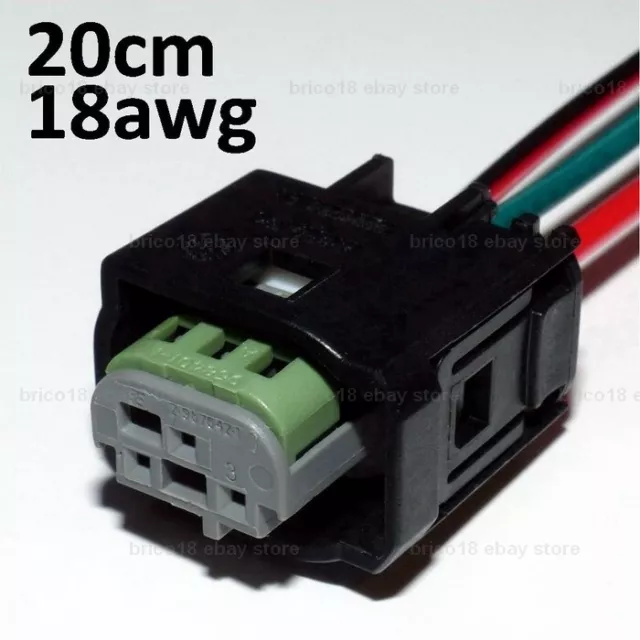 BMW Accessory Plug Cable 20cm/18awg/3p - F700 F750 F800 F850 K1300 K1600 NAVI GS