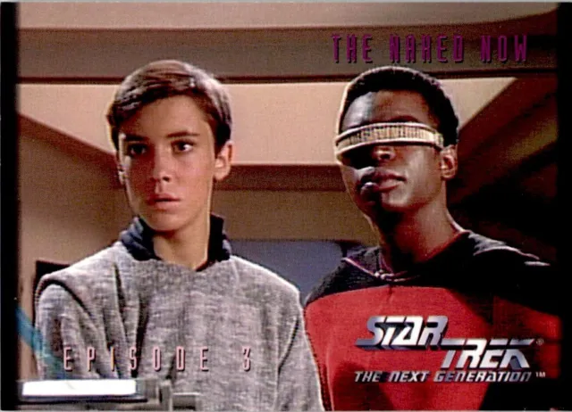 Skybox - Star Trek: The Next Generation - Season 1 (1994) The Naked Now No. 17