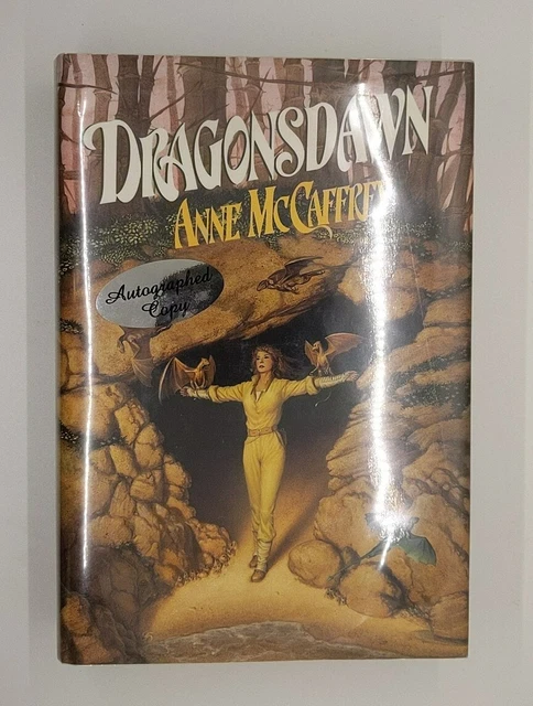 Signed! Dragonsdawn by Anne McCaffrey (1988, Del Rey) ... Signed! Dragonsdawn by Anne McCaffrey (1988, Del Rey) ...