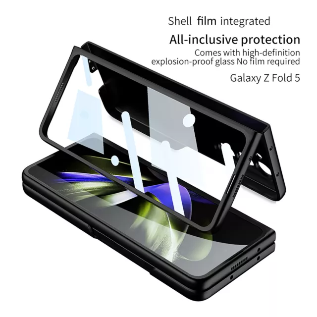 Shockproof Case Thin With Tempered Glass Cover For Samsung Galaxy Z Fold5/4/3/2