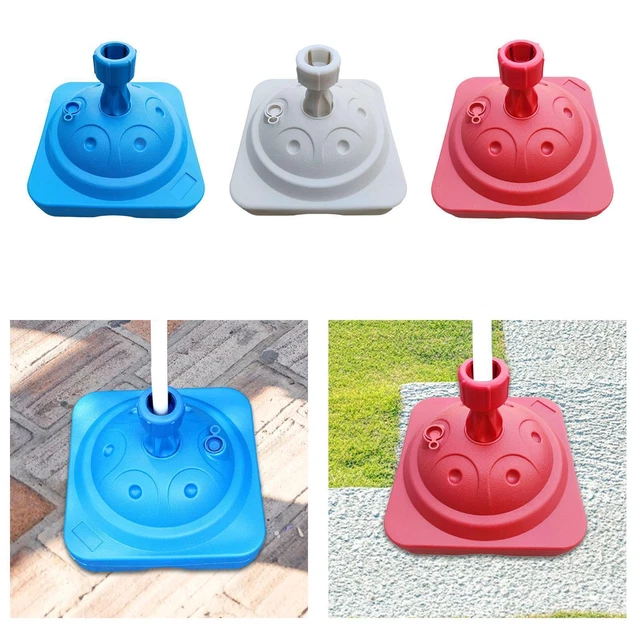 2 Supporti Per Ombrellone In Metallo Zincato – Picchetti Da Terreno Con Maniglia – Adatti Per Aste Fino A 36 Mm – Per Ombrelloni, Bandiere, Stendibiancheria