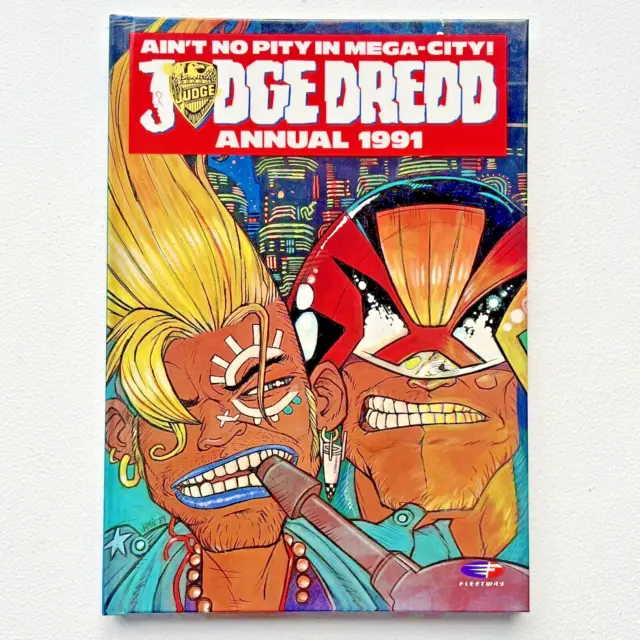Judge Dredd Annual 1991 | Unclipped | Fleetway | 2000AD | Vintage Hardback | VGC