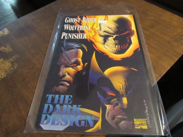 Ghost Rider Wolverine Punisher the Dark Design Marvel Graphic Novel TPB Comic
