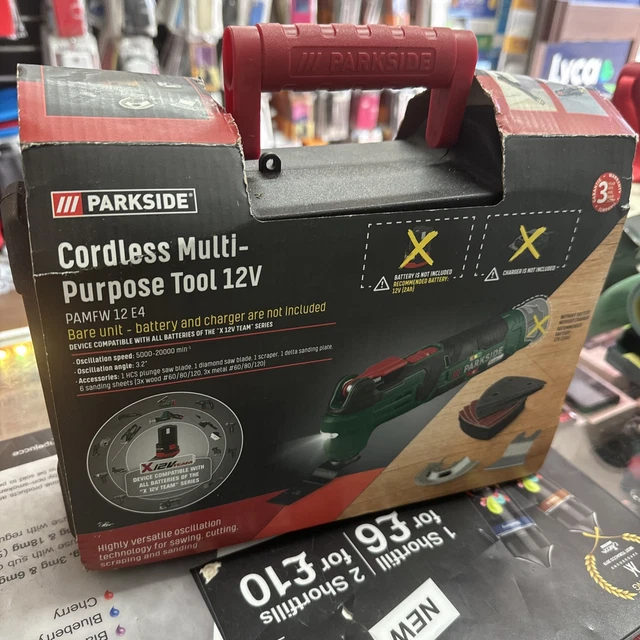 Utensile Rotante Parkside Senza Fili 12V - Multiuso Per Segare, Tagliare, Levigare, Con Accessori - Foto 4