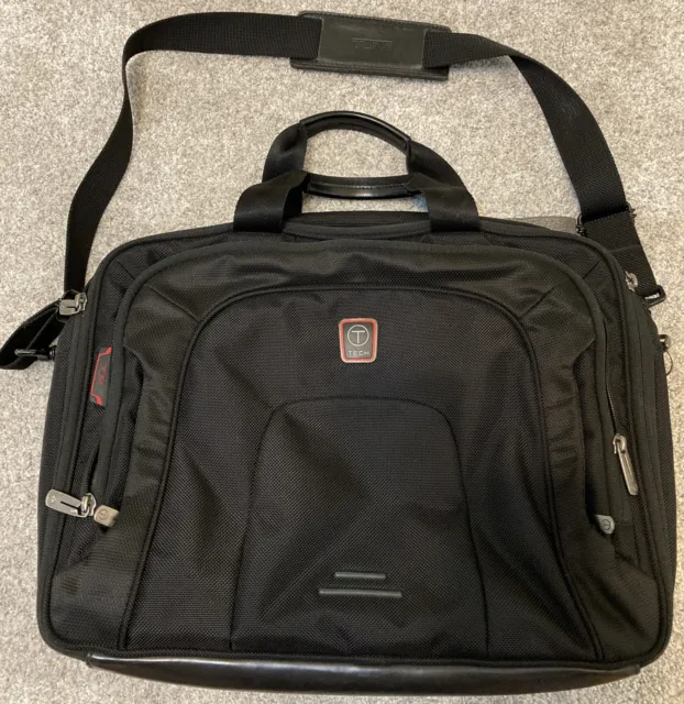 Tumi T-Tech 67555D T-Pass TSA Presidio Travel Expandable Laptop Bag Briefcase BL