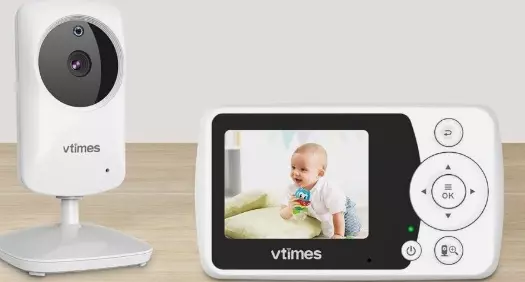 Vtimes Wireless Video Baby Monitor with Digital Camera 3.2" Screen VT302