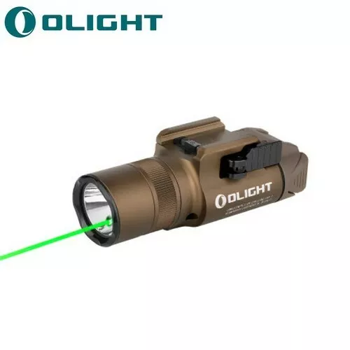 Lampe Torche Olight BALDR Pro R TAN – 1350 Lumens – Laser Vert